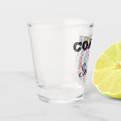 Gepersonaliseerde Netball-touringcar Gift Shot Glas (Links)