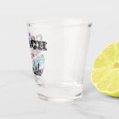 Gepersonaliseerde Netball-touringcar Gift Shot Glas (Rechts)