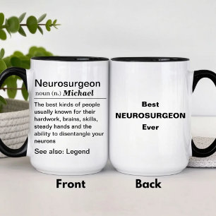 Gepersonaliseerde neurochirurg-definitie mok
