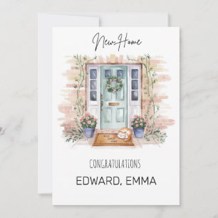 Gepersonaliseerde Nieuwe Huis Gefeliciteerd Kaart