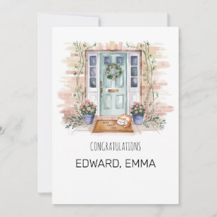 Gepersonaliseerde Nieuwe Huis Gefeliciteerd Kaart
