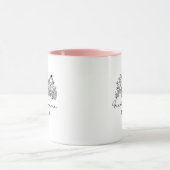 Gepersonaliseerde Nieuwe Oma Bloem Mok (Midden)