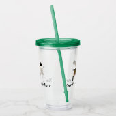Gepersonaliseerde Nigeriaanse Dwarf Dairy Goat Acryl Drinkbeker (Links)