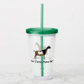 Gepersonaliseerde Nigeriaanse Dwarf Dairy Goat Acryl Drinkbeker (Voorkant)