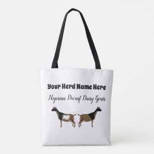 Gepersonaliseerde Nigeriaanse Dwarf Dairy Goat Draagtas