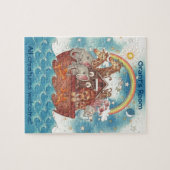 Gepersonaliseerde Noah's Ark Puzzle Legpuzzel (Horizontaal)