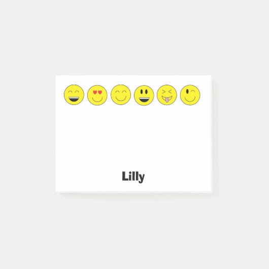 Gepersonaliseerde Nota's Emojis Post-it® Notes (Voorkant)