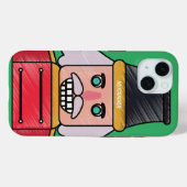 Gepersonaliseerde notenkraker grappige hand geteke Case-Mate iPhone case (Achterkant (horizontaal))