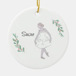 Gepersonaliseerde Notenkraker Sneeuwaandenken Keramisch Ornament