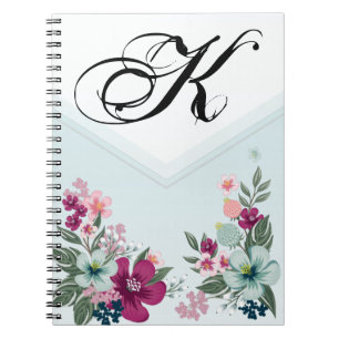 Gepersonaliseerde notitieboek Tropische Bloem op B