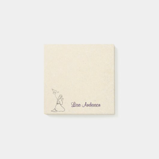 Gepersonaliseerde notities na het plaatsen van de  post-it® notes (Voorkant)