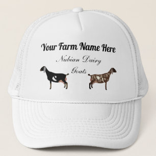 Gepersonaliseerde Nubian Dairy Goats Trucker Pet