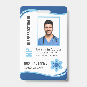 Gepersonaliseerde Nurse Practitioner Foto ID Bevei Badge