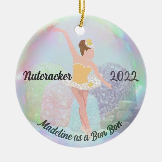 Gepersonaliseerde Nutcracker Ornament - Bon Bon Bo (Voorkant)