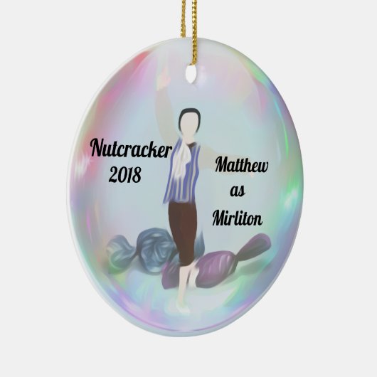 Gepersonaliseerde Nutcracker Ornament - Boy Mirlit (Rechts)