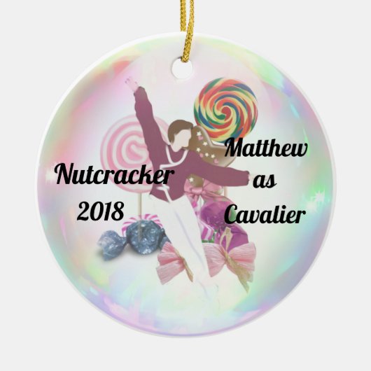 Gepersonaliseerde Nutcracker Ornament - Cavalier (Voorkant)