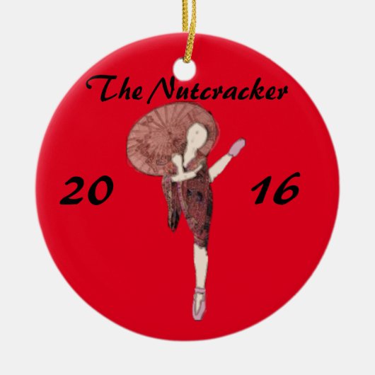 Gepersonaliseerde Nutcracker Ornament - Chinees (Voorkant)