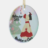 Gepersonaliseerde Nutcracker Ornament - Clara (Rechts)