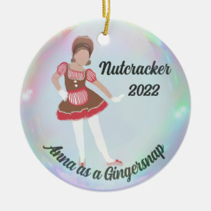 Gepersonaliseerde Nutcracker Ornament - Gingersnap