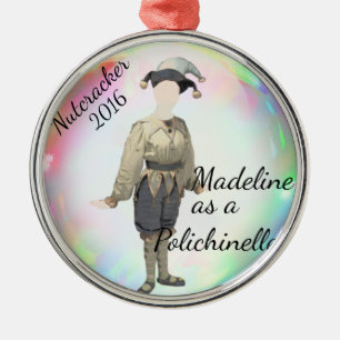 Gepersonaliseerde Nutcracker Ornament- Polichinell Metalen Ornament