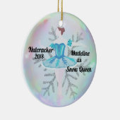 Gepersonaliseerde Nutcracker Ornament - Sneeuwkoni (Rechts)