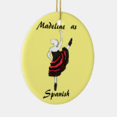 Gepersonaliseerde Nutcracker Ornament - Spaanse da (Rechts)