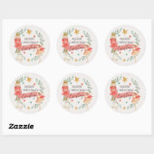 Gepersonaliseerde Nutcracker Theme Kerst stickers (Vel)