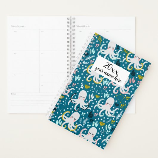 Gepersonaliseerde Octopus Planner (Display)