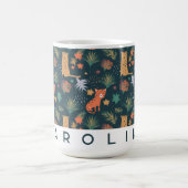 Gepersonaliseerde Oerwoud Leopard Mok | Aangepaste (Center)