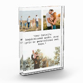 Gepersonaliseerde offerte 3 Fotocollage Fotoblok (Links)