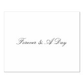 Gepersonaliseerde offerte bruiloft 	rubberstempel (Afrduk)