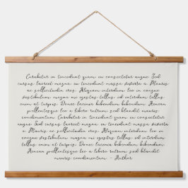 Gepersonaliseerde offerte gedicht bruiloft gelofte hangend wandkleed