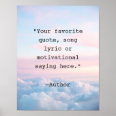 Gepersonaliseerde offerte Poster (Voorkant)