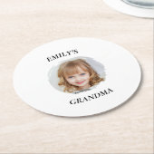 Gepersonaliseerde oma fotopapier Onderzetter (Gebogen)