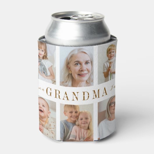 Gepersonaliseerde oma Koelbox | Aangepaste foto's Blikjeskoeler (Blikje Voorkant)