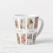 Gepersonaliseerde oma latte-Mok | Aangepaste foto' Latte Mok (Rechterhoek)