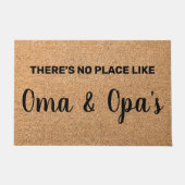 Gepersonaliseerde Oma Opa Grootouders Welkom Deurmat (Voorkant)