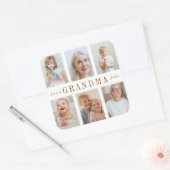 Gepersonaliseerde oma Sticker | Aangepaste foto's (Envelop)