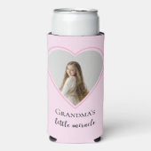 Gepersonaliseerde Oma's Little Miracle Heart Foto (Seltzer Voorkant)