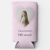 Gepersonaliseerde Oma's Little Miracle Heart Foto (Voorkant)