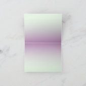 Gepersonaliseerde ombre gevouwen briefkaarten (Binnen)