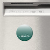 Gepersonaliseerde ombre gradiënt groen magneet (Insitu (Vaatwasser))