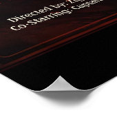 Gepersonaliseerde onderwater Deep Zee Adventure Fi Poster (Hoek)