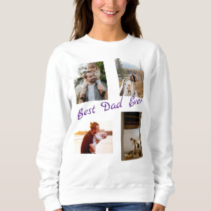 Gepersonaliseerde One of a Kind Familiefotocollage Trui
