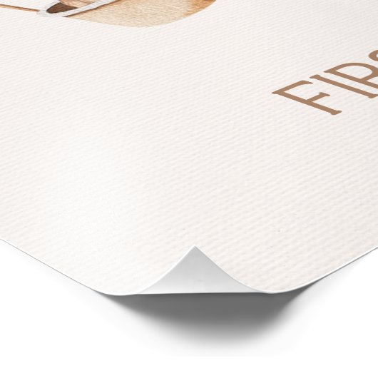 Gepersonaliseerde ONEderful 1st Verjaardag Acryl t Foto Afdruk (Hoek)