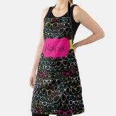 Gepersonaliseerde oogbril Magenta Black Schort (Insitu)