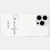 Gepersonaliseerde "Opa Est. [Jaar]" - Case-Mate iPhone Case (Achterkant (horizontaal))