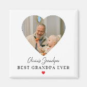 Gepersonaliseerde opa foto | Beste opa ooit Magneet (Voorkant)