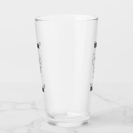Gepersonaliseerde opa kleinkind cadeau opa glas (Rechts)