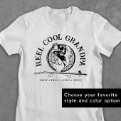 Gepersonaliseerde Opa Shirt Reel Cool Vist